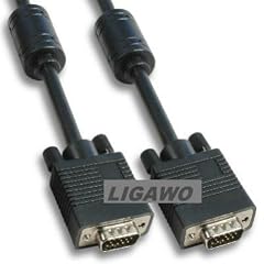 Premium VGA Kabel 3m mehrfach geschirmt mit Ferritkern - Kabel f�r Pc, Laptop, Monitor, Beamer, TV mit VGA Anschluss