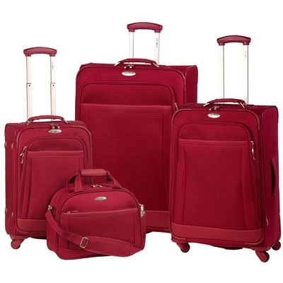 Childrens Toyshop  Apparel : Samsonite Eurolite 4-Piece Spinner Luggage Set