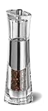 Cole & Mason Precision Bobbi 185 mm Acrylic Pepper Mill with Chrome Banding