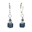 Earrings - E204 - Crystal Cube ~ Montana