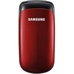 Samsung E1150i Klapphandy 3,6 cm (1,43 Zoll) Display rot