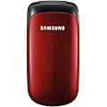 Samsung E1150i Klapphandy 3,6 cm (1,43 Zoll) Display rot