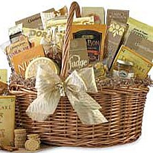 Best In Class Gourmet Food Gift Basket with Smoked Salmon