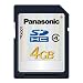Panasonic 4GB Class 4 SD Card up to 20MB/s - Silver line