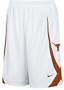 Texas Longhorns New College White 12? Inseam Embroidered Player Replica Basketball Short By Nike Tea