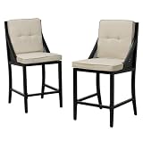 41lyAN9J5NL. SL160  Outdoor Patio Smith and Hawken Windsor Square Metal Bistro table