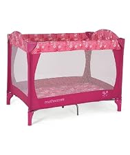 Mothercare Classic Travel Cot - Daisy (Pink)