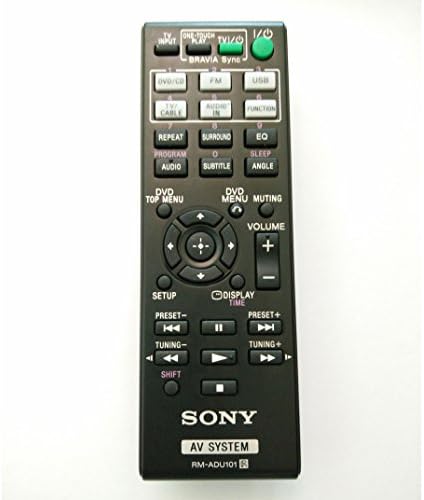 Brand New OEM RM-ADU101 DVD Home Theater AV System Remote Control Commander fit for Sony HCD-EC619iP MHC-EC619IP DAV-TZ130 DAV-TZ135 DAV-TZ530 5.1 Channel Bravia
