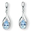 Blue Topaz Earrings