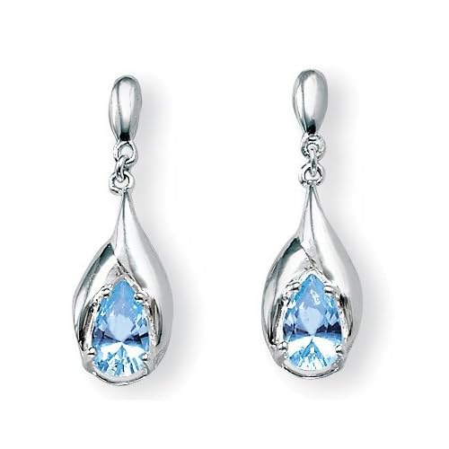 Blue Topaz Earrings