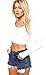 Vivian's Fashions Top - Crop Top, Long Sleeve