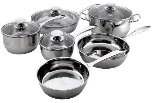 Berndes Cucinare Stainless Induction 10-Piece Cookware Set product image
