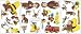 CURIOUS GEORGE APPLIQUES PEEL AND STICK