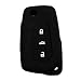 KMH Silicone Key Cover For Toyota Corolla Altis 3 Button Flip Key (Black) RS.129.00