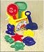 My First Little Beach Set: 10 Piece Sand & Water Play Set: Includes Shovels, Sand Molds and Bucket