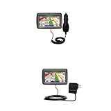 Essential Kit for the Garmin Nuvi 860 - includes Car and Wall Charger with Rapid Charge Technology - Gomadic Brand w/ TipExchange Technology