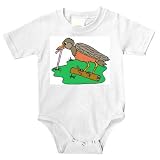 Onesie with insect, wormhole, bug, worm, bird