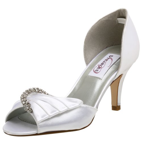 Dyeables Women's Duchess Pump,White,9 M