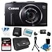 Canon PowerShot SX280 HS 12.1 MP CMOS Digital Camera with 20x Image Stabilized Zoom 25mm Wide-Angle Lens and 1080p Full-HD Video (Black) Super Bundle- Includes camera, 16 GB SDHC Memory Card, BP-6L Battery Pack, Carrying Case, SD USB Card Reader