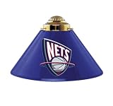 NBA New Jersey Nets Three Shade Metal Swags Billiard Table Lamp