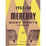 1953 1954 MERCURY Parts Book List Guide Catalog by Mercury