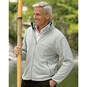 Mens Microfleece Full-Zip Jacket SIENNA - XL by Chestnut Hill