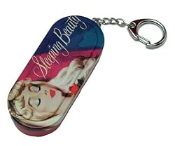Sleeping Beauty Tin Box Key Chain