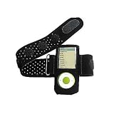 Exceptional, Heavy-Duty Black Adjustable Armband Sports Gym Carrying Case Cover for Apple Ipod Nano Chromatic 8GB 16GB 4G 4th Generation
