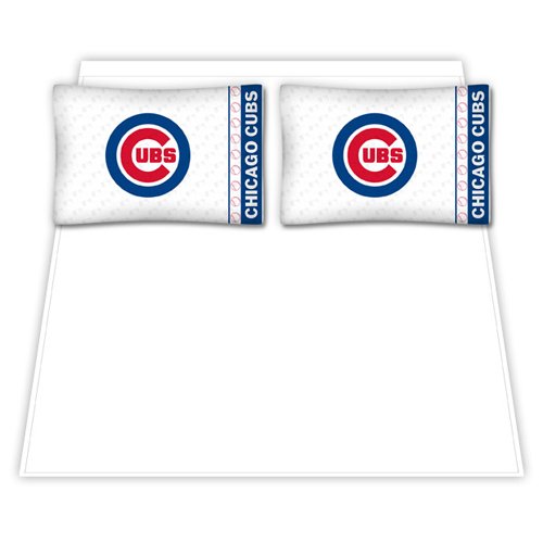 MLB Chicago Cubs Micro Fiber Sheet Set (Queen)