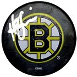 Hal Gill Autographed/Hand Signed Boston Bruins Hockey Puck