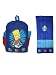 Simpsons Bart Backpack Rucksack Combo Inc Sleeping bag Torch and Drink Bottle