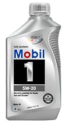 Mobil 1 44975 Synthetic 5W-20 Motor Oil - 1 Quart (Case of 6)