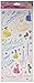 Sandylion Princess Signature Clear with Glitter Sticker, 5.5 by 12-Inch