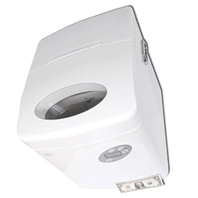 NewAir AI-210W Portable Ice Maker In White With Easy to Read LCD Display