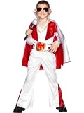 Elvis 50's Rock Star Kids Fancy Dress Costume Large Age 9-12