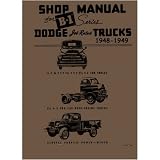 1948 1949 DODGE TRUCK Shop Service Repair Manual by Dodge