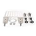 Rugged Ridge 11101.17 Stainless Hood Dress Up Kit (13-18 Jeep Wrangler JK and JKU)