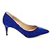 Mixx shuz MERIDA-02 Women's Clsoed Pointed Toe Fashion Mid Heel Work Pumps