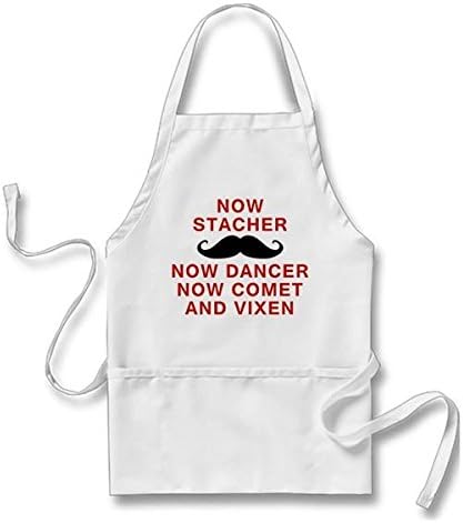 DayDup Apron Designs X Mas Santa His And Her Aprons