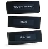 Art. Lebedev Studio Verbarius Electronic LCD Text Clock