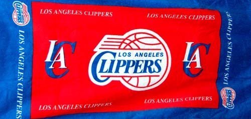 Los Angeles Clippers NBA Fiber Reactive Pool/Beach/Bath Towel