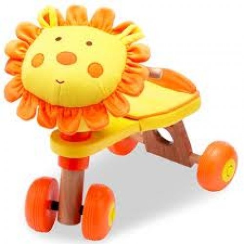 Izziwotnot Zimba Lion Trike, Ride Along Animal Activity Toy
