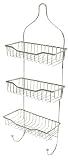 Aquatico Arica 3-Tier Shower Caddy, Platinum