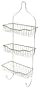 Aquatico Arica 3-Tier Shower Caddy, Platinum