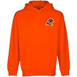 Bowling Green State Falcons Orange Logo Applique Midweight Pullover Hoody