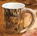 Whitetail Buck Deer Sculpted Mug 16 Oz