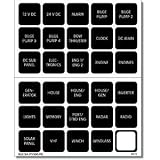 BLUE SEA 4218 LABEL KIT DC WATERPROOF