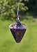 Bird Brain Model 15705 Marquis Purple Hand Blown Glass Hummingbird Feeder