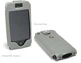 Apple iPhone Designio Slim Leather Sleeve (Aluminum Grey)