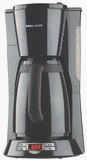 Black & Decker TCM450B 8-Cup Thermal Coffeemaker, Black